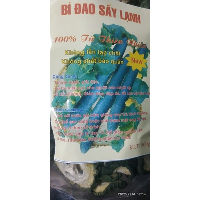 Bí đao sấy lạnh