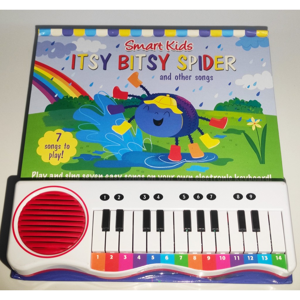 (đồ chơi nhạc cụ) Đồ chơi piano cho bé từ 06 tháng tuổi trở lên (loại: ITSY BITSY SPIDER)