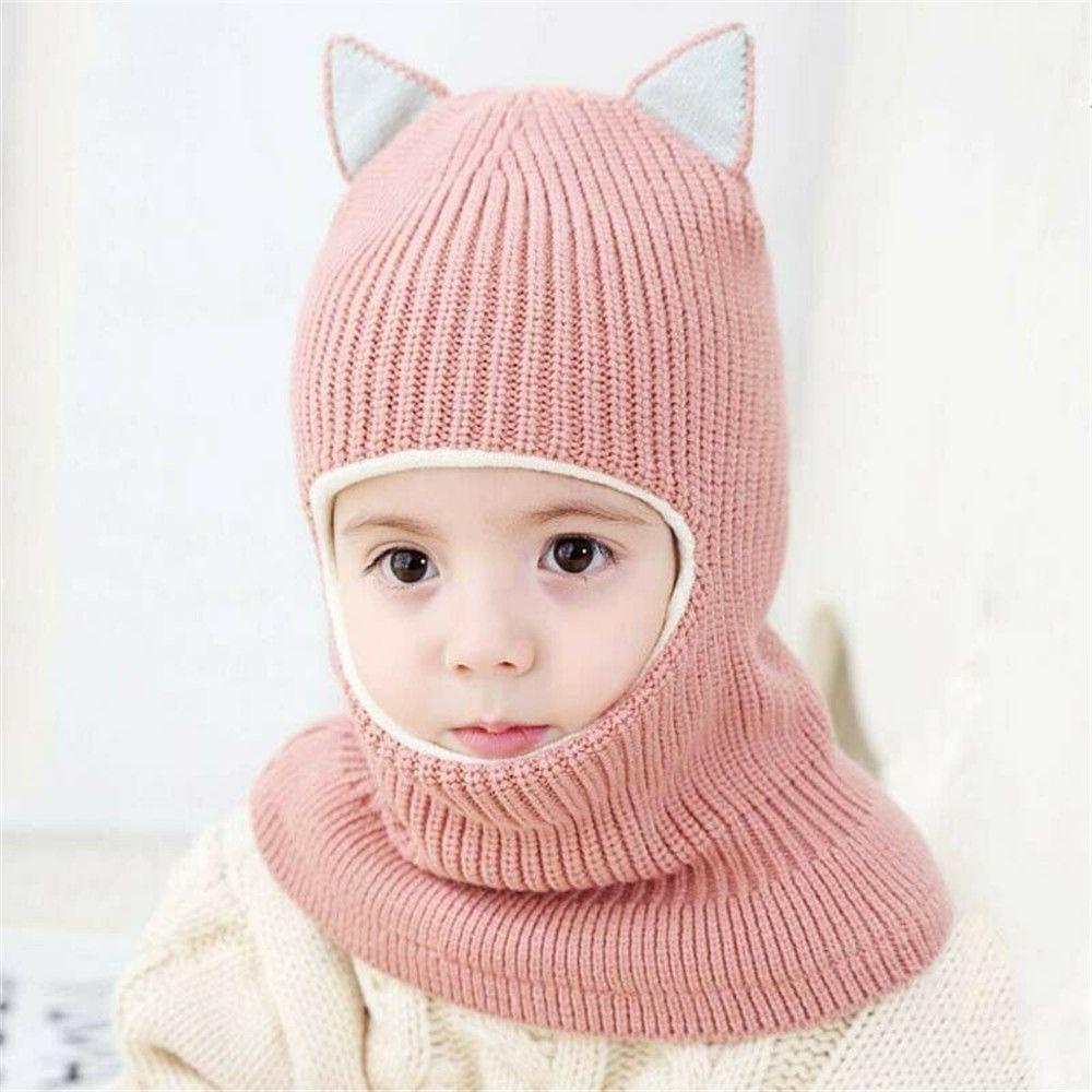 Mũ Beanie Giữ Ấm Tai Bằng Lông Cừu Dành Cho Bé Trai Và Bé Gái