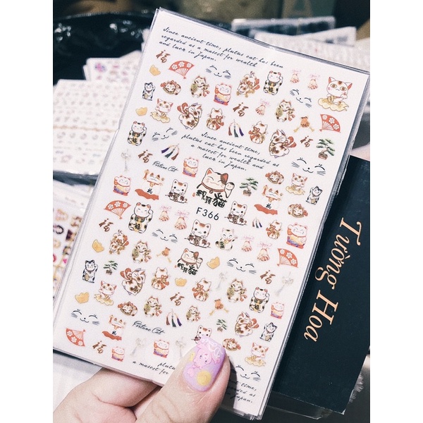 sticker dán móng m(10Tặng1)