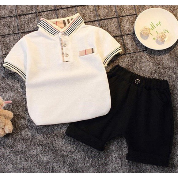 💥 Quần áo trẻ em Set bộ ngắn tay POLO bé trai