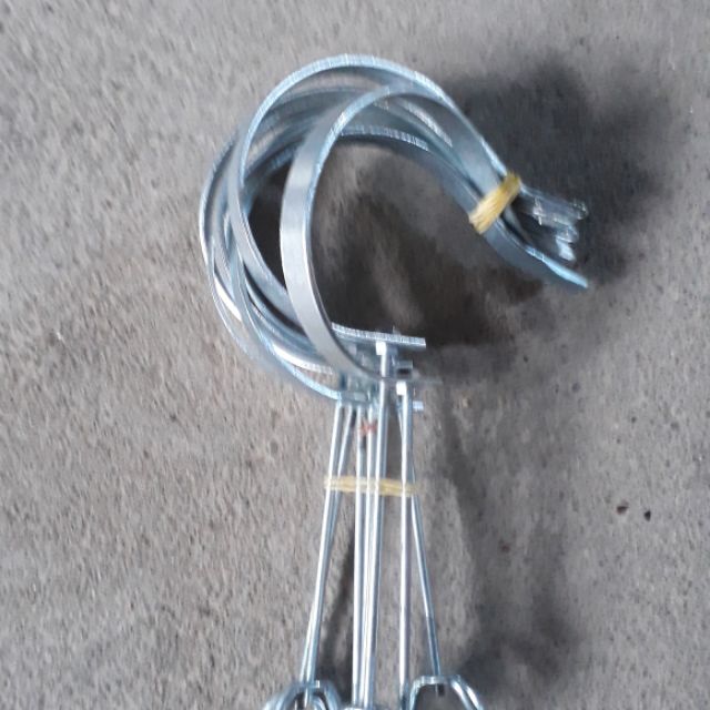 Combo 10 móc inox lồng vuông