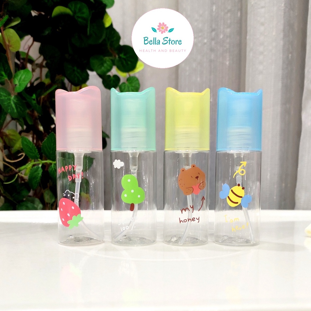 Chai xịt phun sương dễ thương 30ml 60ml 100ml