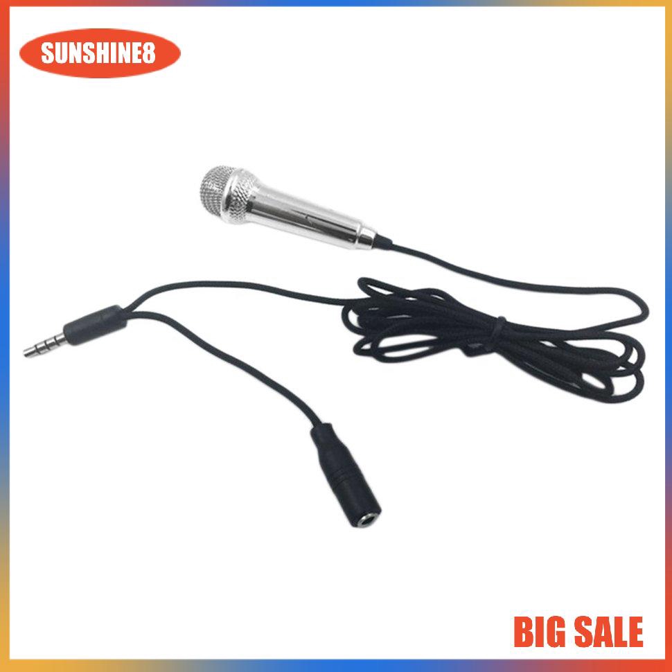 Micrô Karaoke có dây  micro hát karaoke mini 2022 cho điện thoại / máy tính
