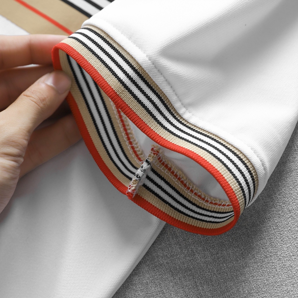 Áo thun nam cổ bẻ ur sport phối chất vải poly mịn thoáng mát