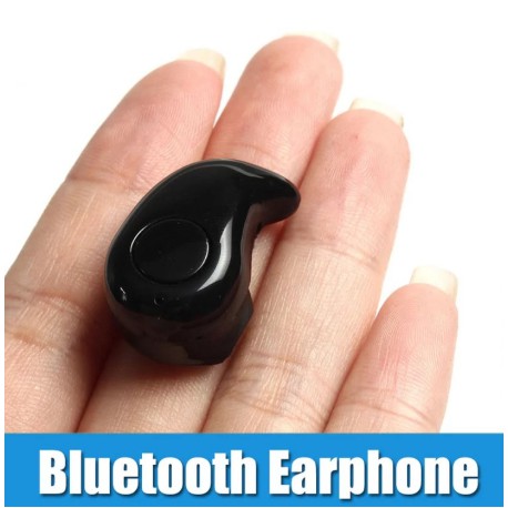 Tai Nghe Bluetooth Hình Hạt Đậu (Đen) Siêu nhỏ không dây