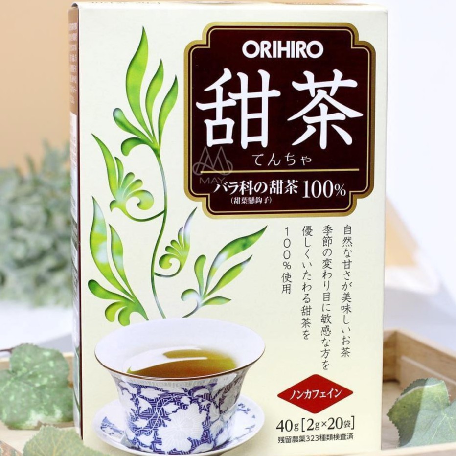 Trà Tencha Orihiro chống lão hóa, giúp da luôn hồng hào, giảm cholesterol (20 túi lọc)