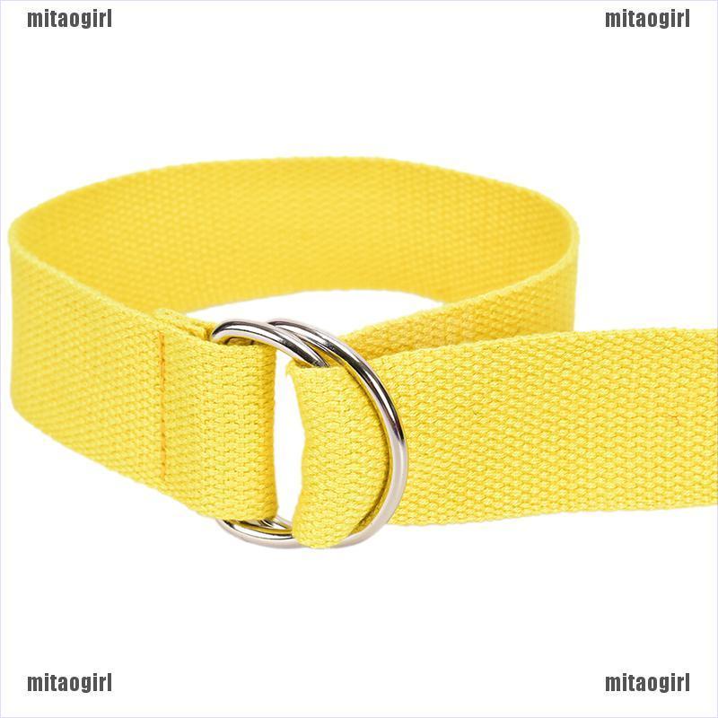 Thắt Lưng Vải canvas nylon Khóa Chữ D Thời Trang Cho Nam Nữ