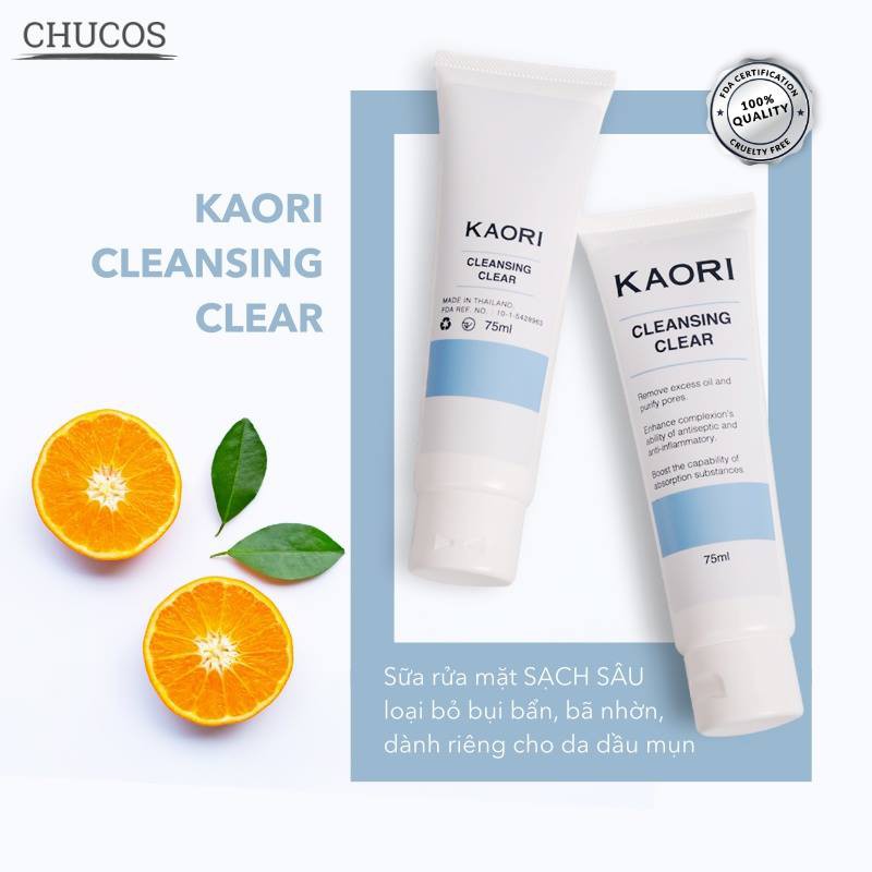 Sữa Rửa Mặt  Kaori Cleansing Clear (Thailand)
