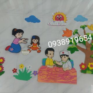Tranh, ảnh xốp bitis