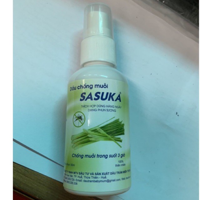 DẦU CHỐNG MUỖI SASUKA 50ML