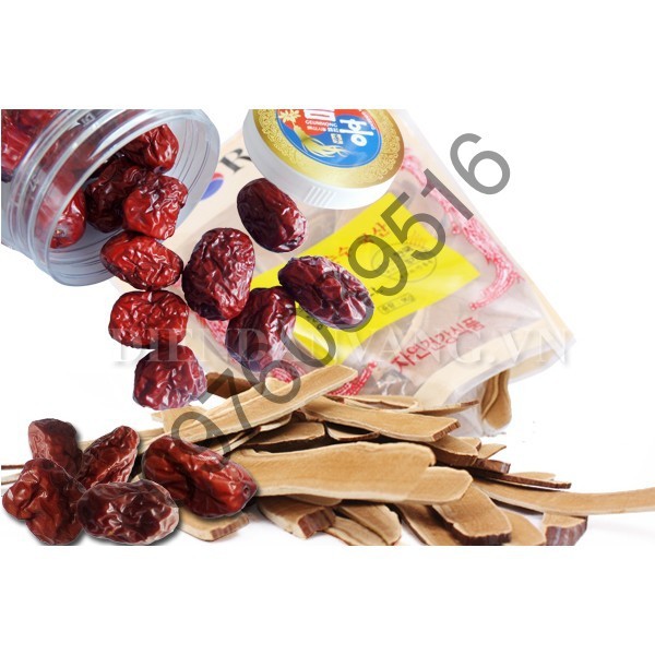 Táo đỏ sấy khô loại 1 Hàn Quốc - 2 túi 1kg