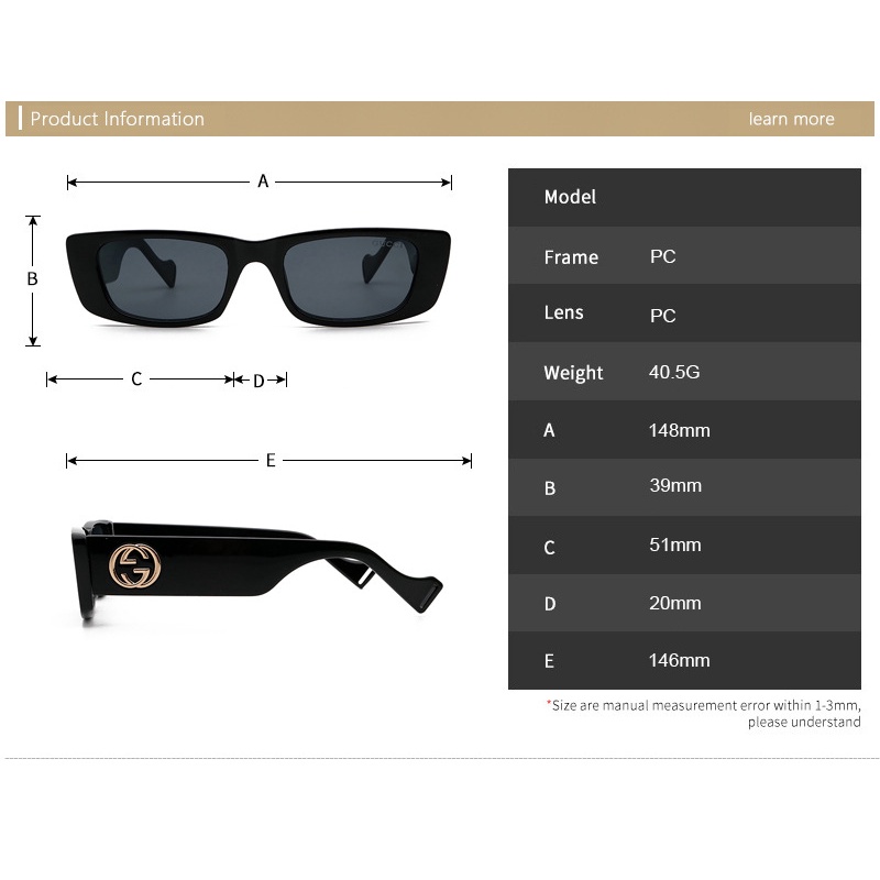 Kính Mát Thời Trang Gucci 2021 Thiết Kế Hiện Đại Sang Trọng Cho Nữ Oculos De Sol 6952