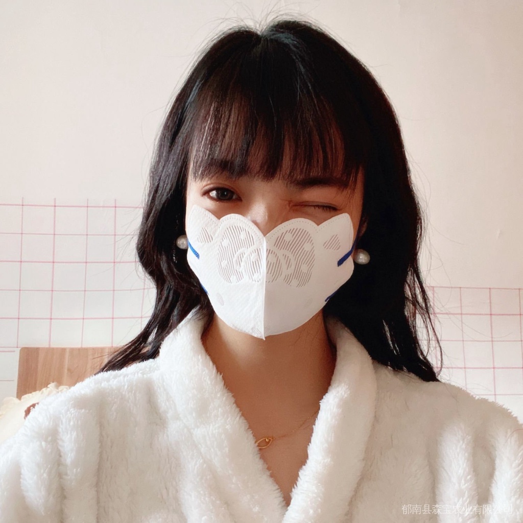 Khẩu Trang Chống Nắng Thoáng Khí In Họa Tiết Mèo Hello kitty 3d Dễ Thương Cho Nữ kAev