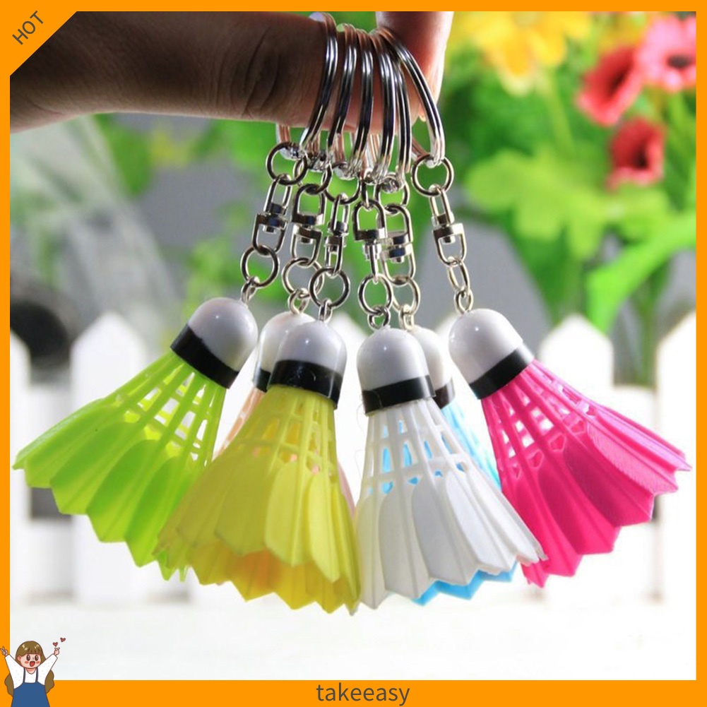 Móc khóa hình quả cầu lông mini xinh xắn dễ thương