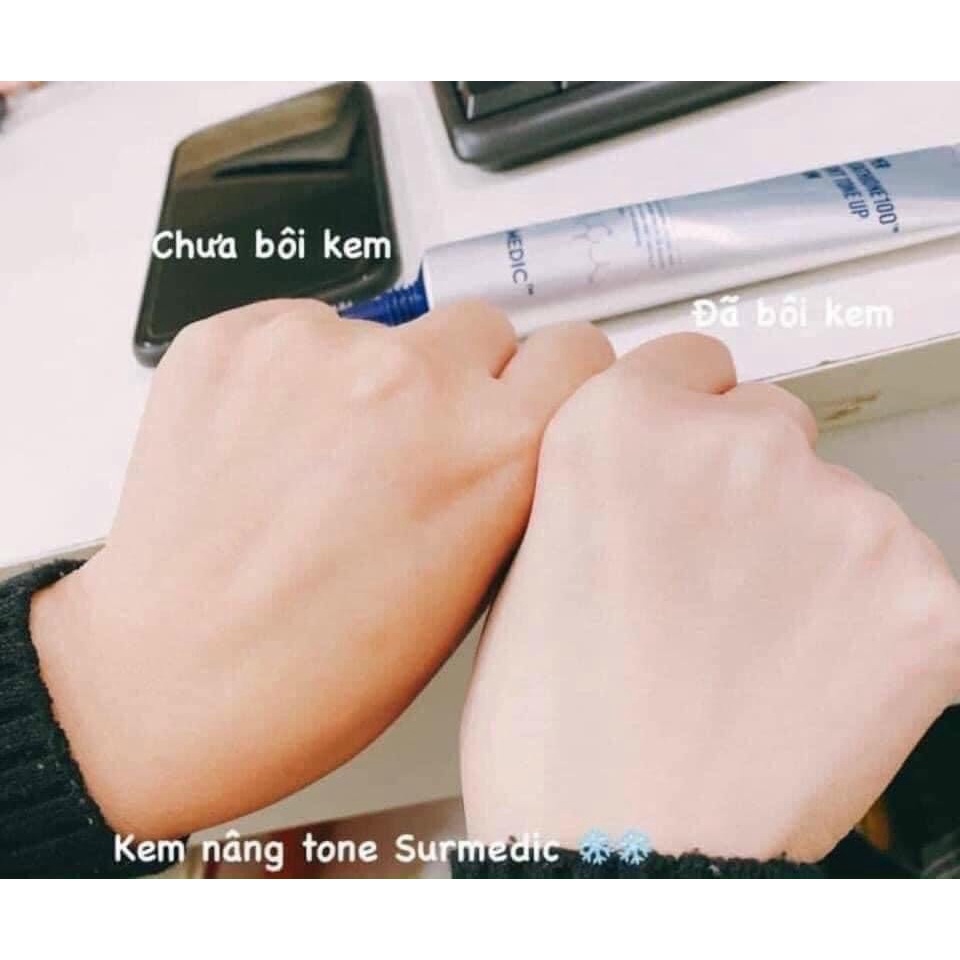 Kem Dưỡng Trắng Da SUR MEDIC Super Glutathione 100 Bright Tone Up Cream 40ml Hàn Quốc