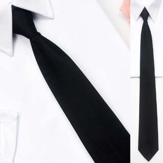 1 cái 8cm dây kéo cà vạt polyester màu rắn