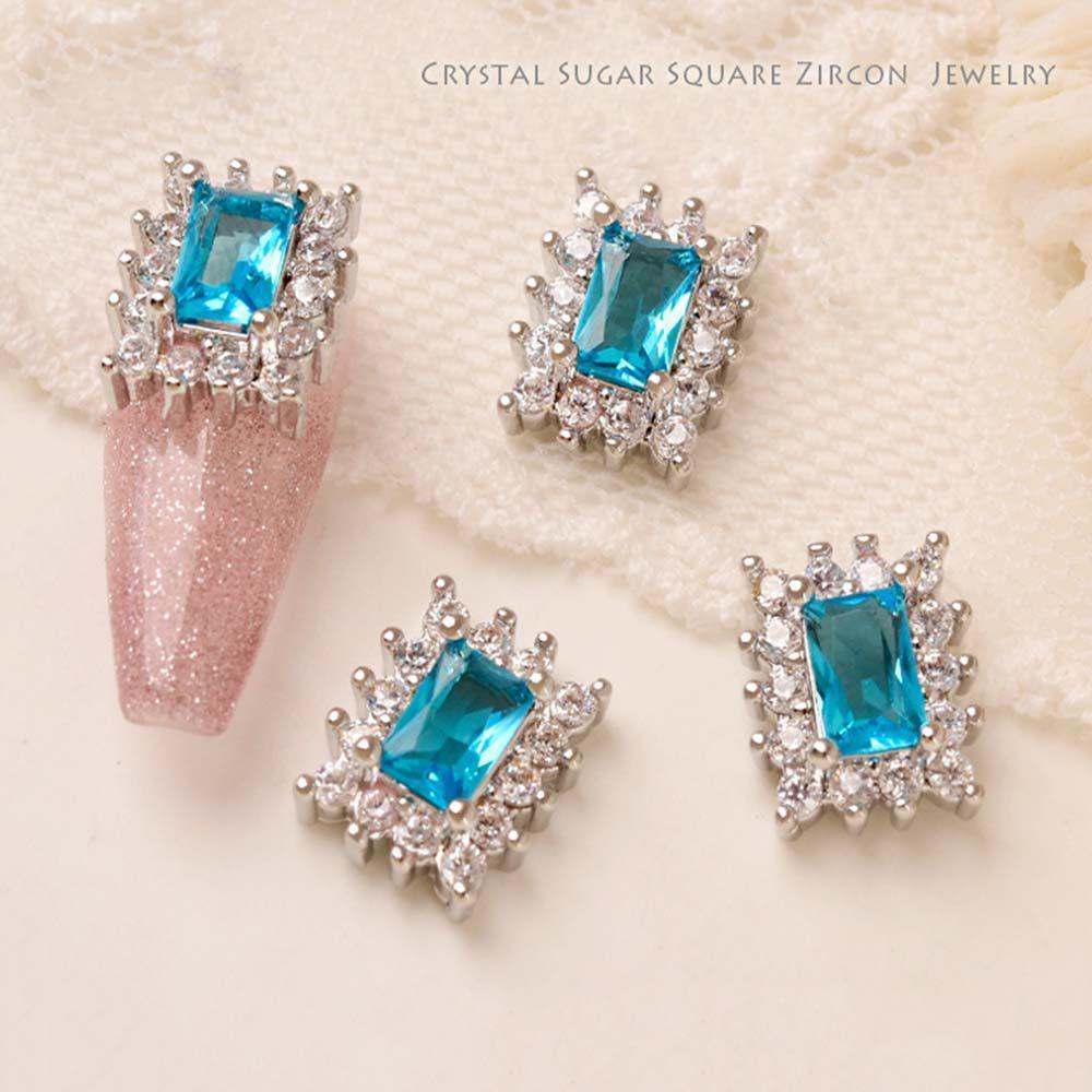 Phụ Kiện Trang Trí Móng Tay Hình Chữ Nhật Xinh Xắn|Hạt Charm 3D Lấp Lánh Tự Trang Trí Móng Tay|Phụ Kiện Trang Trí Móng Tay Xinh Xắn|Phụ Kiện Trang Trí Móng Tay Xinh Xắn
