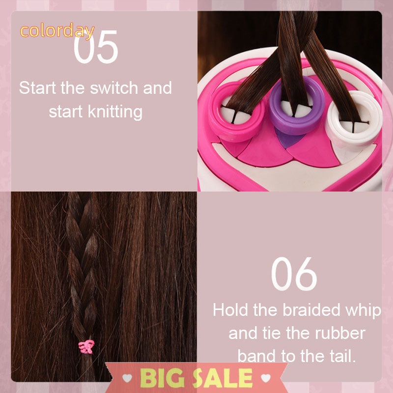 Dụng cụ tết tóc tự động tiện dụng dành cho nữ