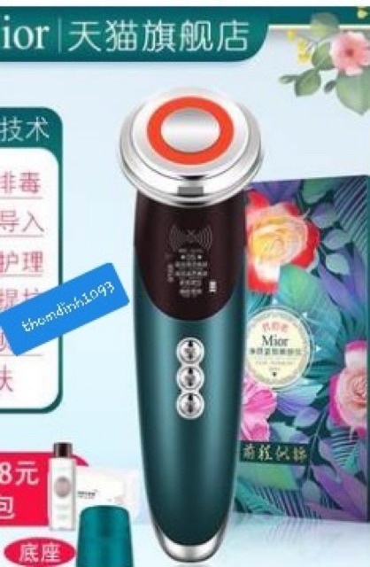 (Có sẵn) (Bảo hành 1 đổi 1)Máy chăm sóc da mặt Mior R12 tặng kèm đế máy | BigBuy360 - bigbuy360.vn