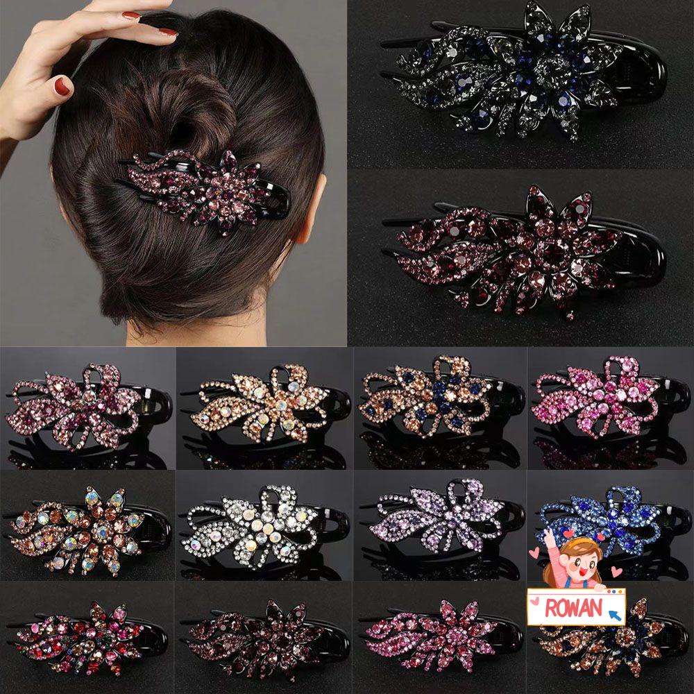 Rowans 1 Cái|Kẹp Tóc Mỏ Vịt Thanh Lịch Cho Nữ