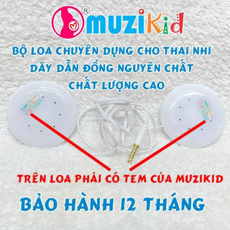 [kho sẵn sàng] Tai nghe bà bầu - tai nghe thai nhi Muzikid hàng chính hãng cao cấp an toàn cho mẹ và bé