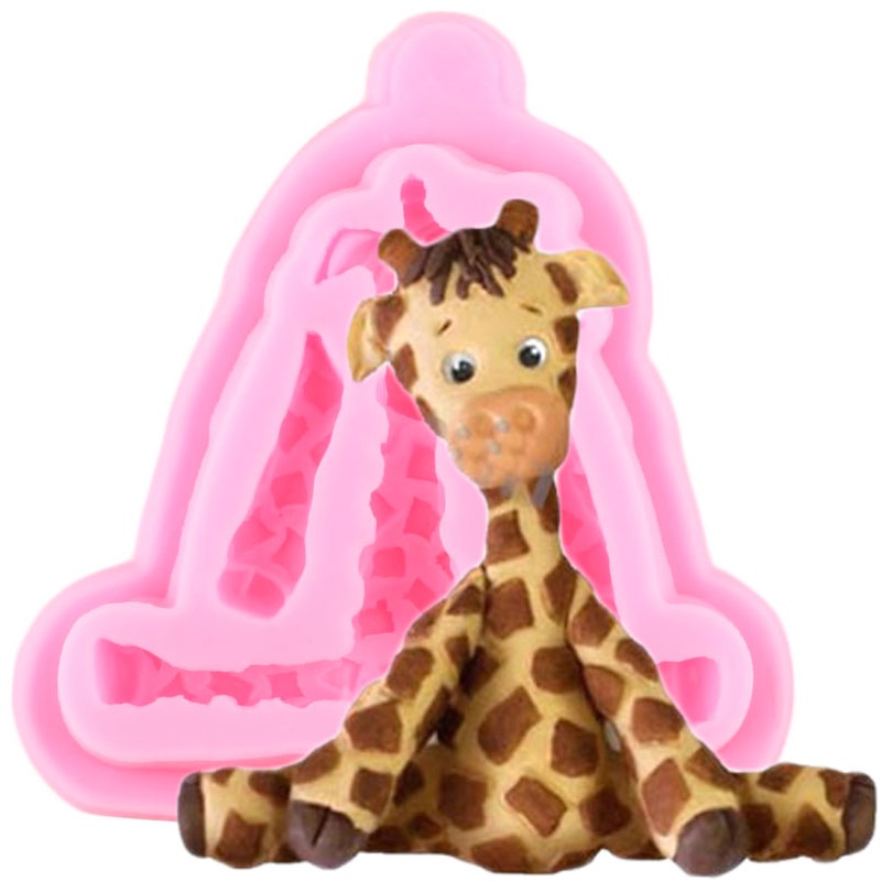 Khuôn Silicone Làm Bánh Tạo Hình Động Vật 3D Độc Đáo Tiện Dụng