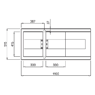 CHẬU RỬA ĐÁ SMART MALLOCA K-500