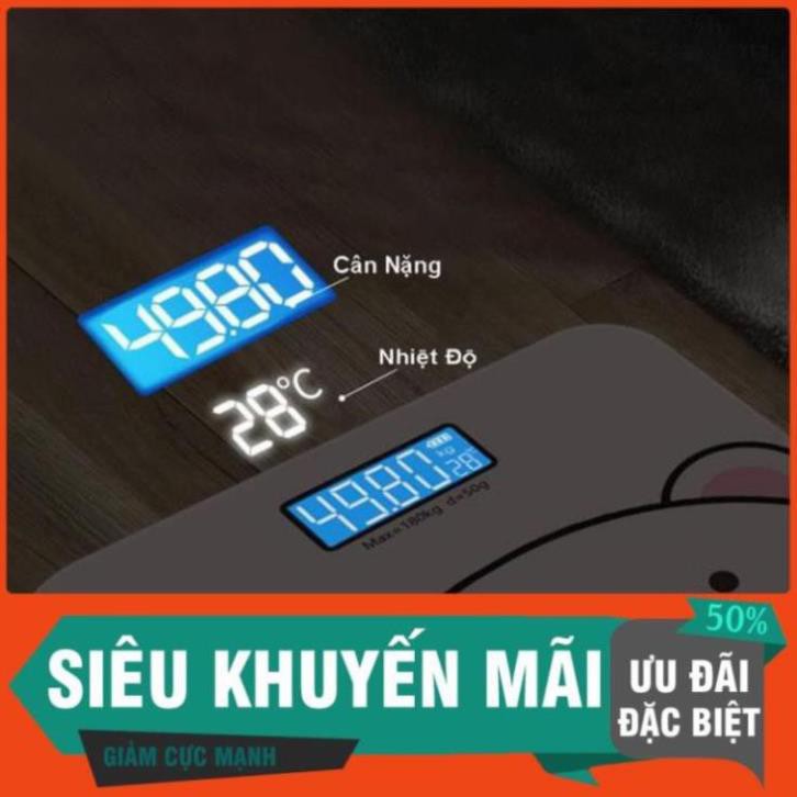 Cân Điện Tử Sạc USB Đo Sức Khỏe Hình Chú Heo Xinh XắnTặng kèm thước dây