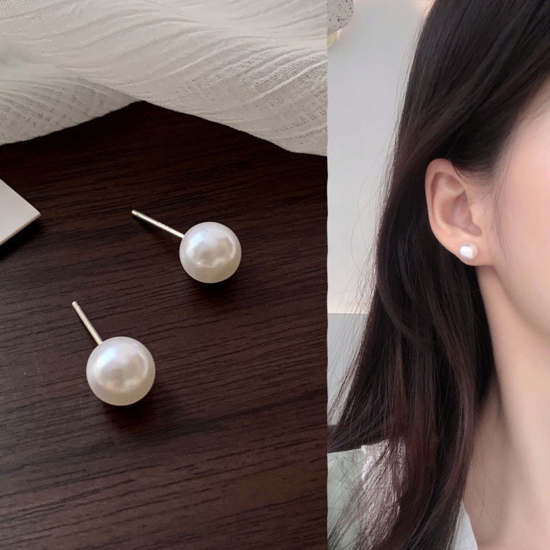 Khuyên tai hạt ngọc nhân tạo phong cách hàn quốc vanmiushop