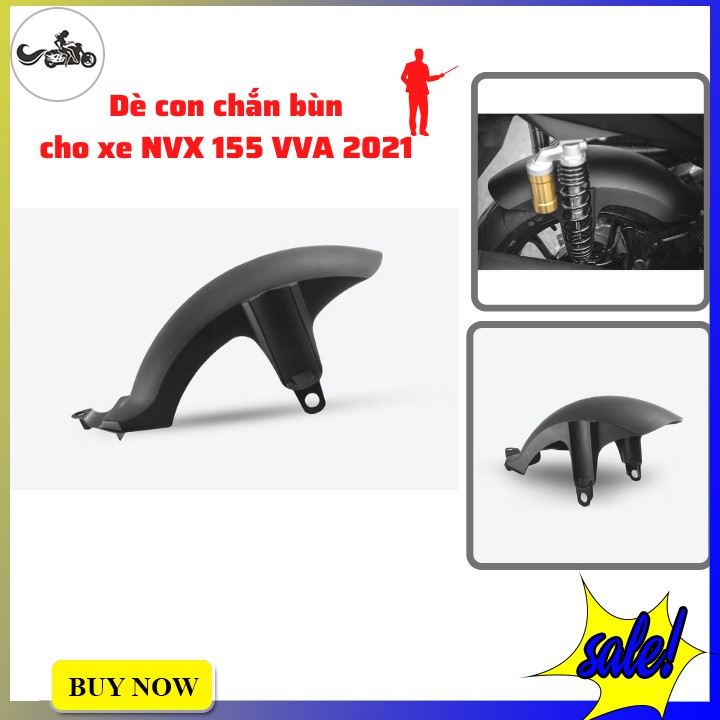 Chắn bùn dè con cho xe NVX 155 VVA chắn bùn sạch hơn cho xe khắc phục hạn chế của dè zin