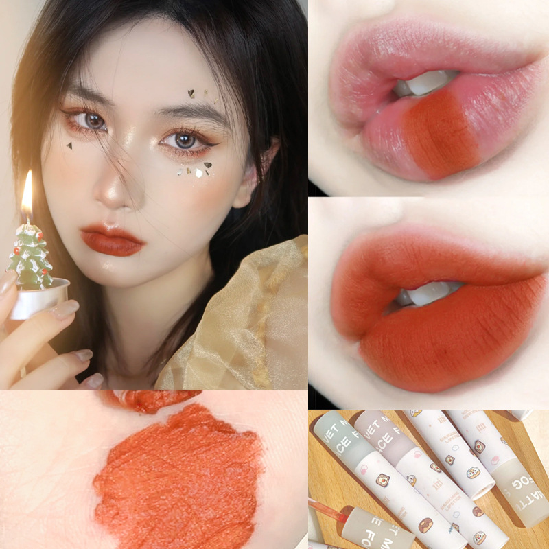 [Hàng mới về] Son bùn Xixi tone màu nhung lì vỏ hoạt hình đáng yêu