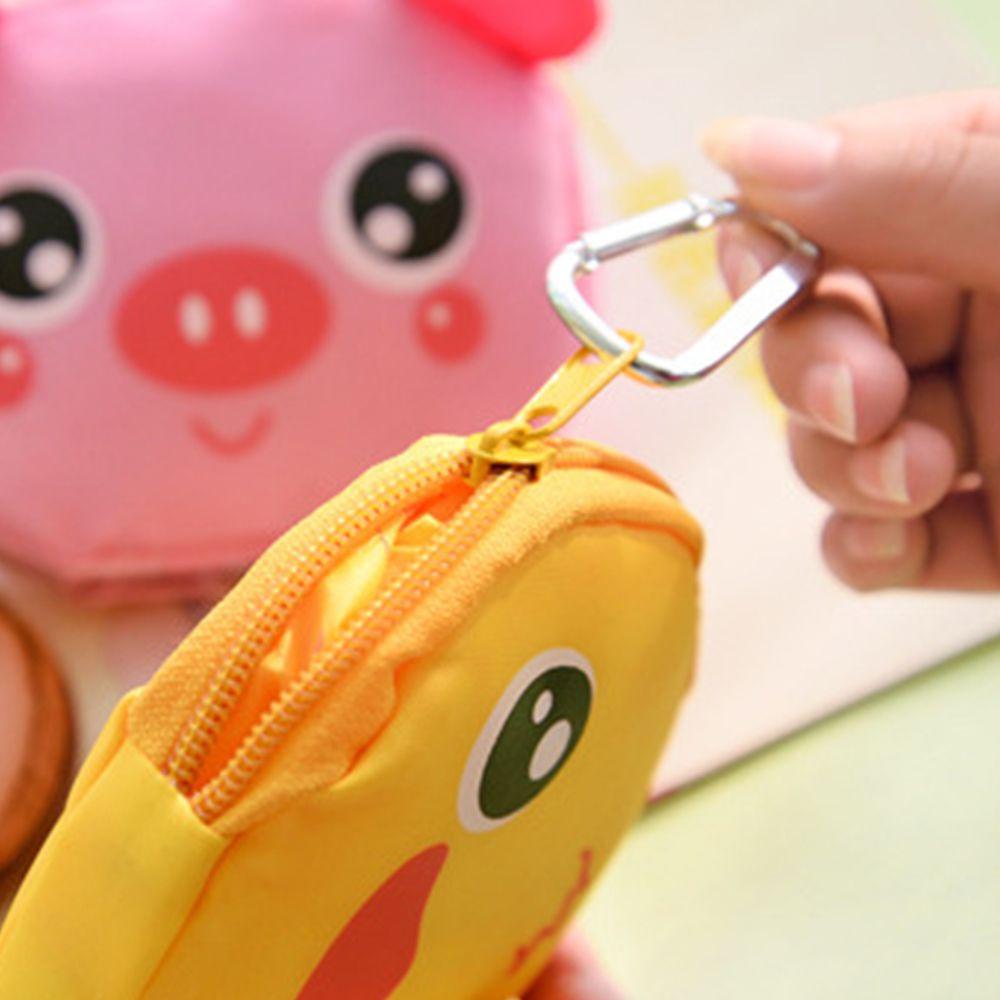 Túi Mua Sắm Bằng Nilon Chống Nước Họa Tiết Lấp Lánh Hoạt Hình Có Khóa Nhôm