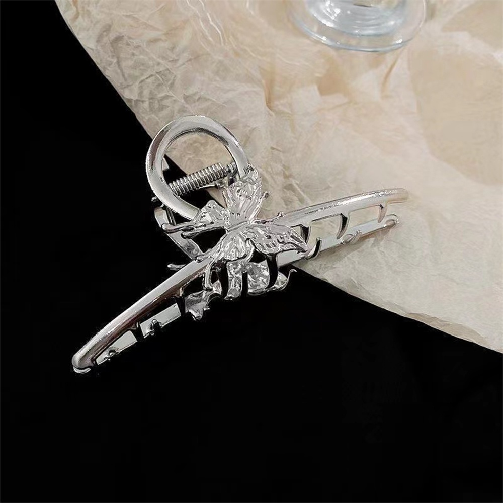 iF YOU Kẹp Tóc Hình Bướm Nhỏ Xinh Màu Bạc Thời Trang Vintage Cho Nữ