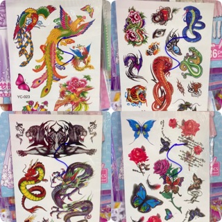 Set 4 hình xăm dán 20k