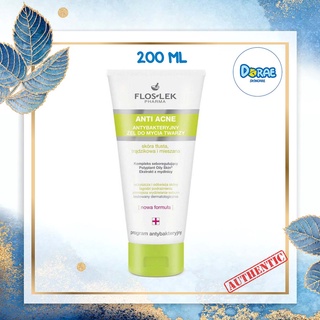 ✅[Chính hãng Floslek] Sữa rửa mặt dạng gel cho da nhờn mụn Floslek Anti Acne Bacterial Face Cleansing Gel
