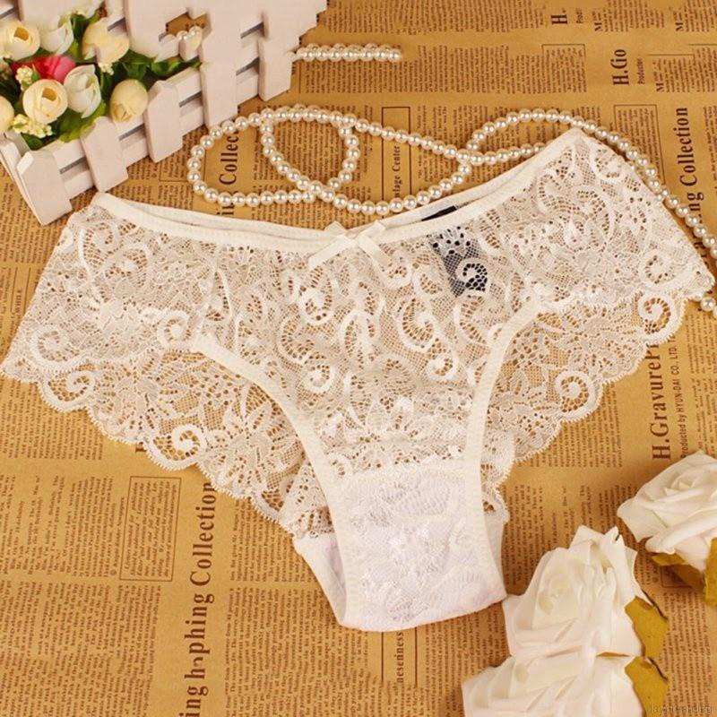 Quần Lót Ren Trong Suốt Plus Size