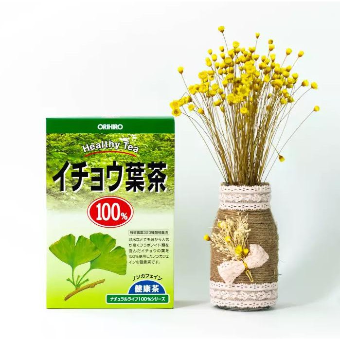 TRÀ LÁ BẠCH QUẢ GIÚP BỔ NÃO, TĂNG TUẦN HOÀN MÁU CỦA NHẬT ORIHIRO , trà hỗ trợ cải thiện trí nhớ, bổ não