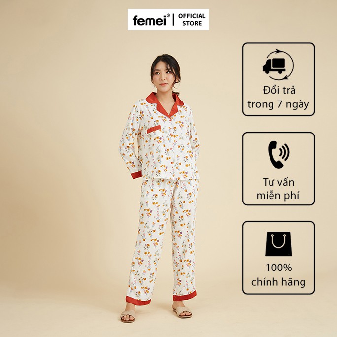 FEMEI - Bộ pyjama dài tay PND016