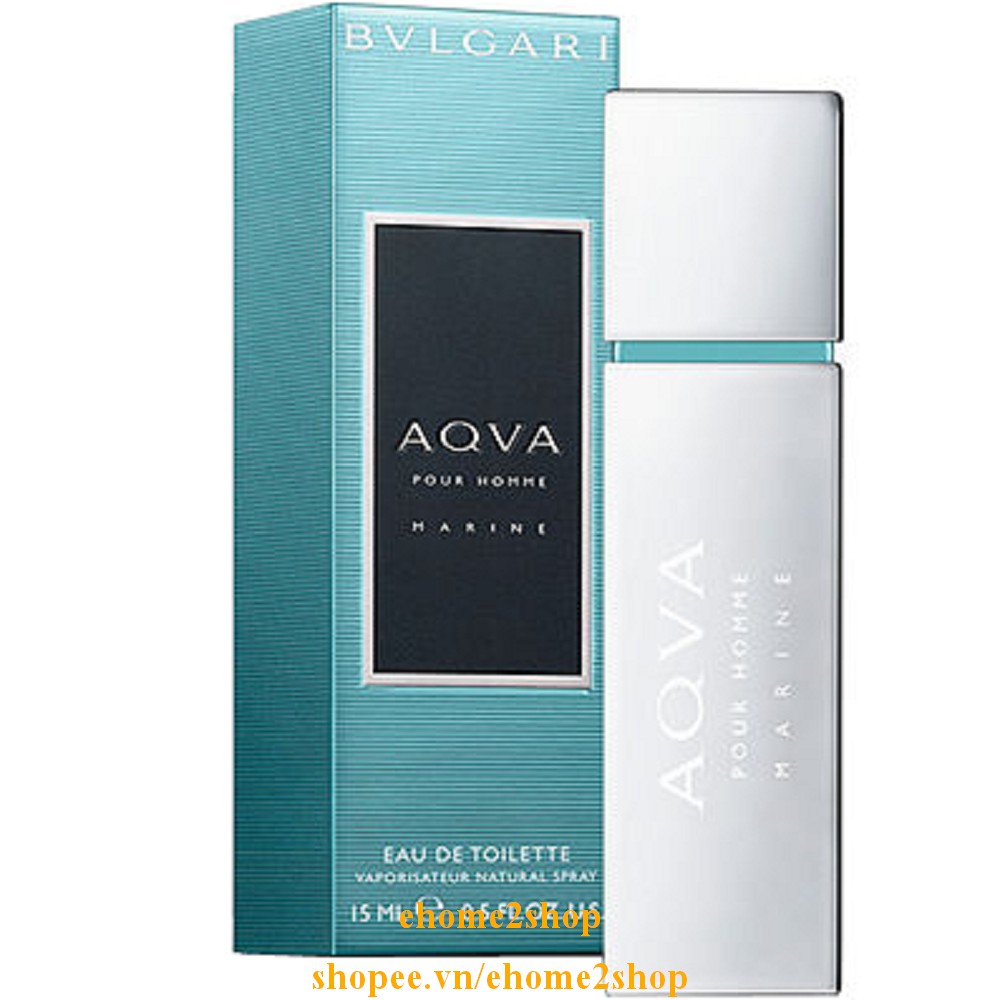 Nước Hoa Nam 15ml Bvlgari Aqva Pour Homme Marine shopee.vn/ehome2shop.