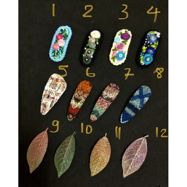 Kẹp tóc mái thủ công