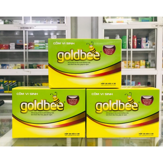 Cốm vi sinh GOLDBEE kích thích tiêu hoá, giúp ăn ngon sp của Viện Pasteur- Bộ y tế