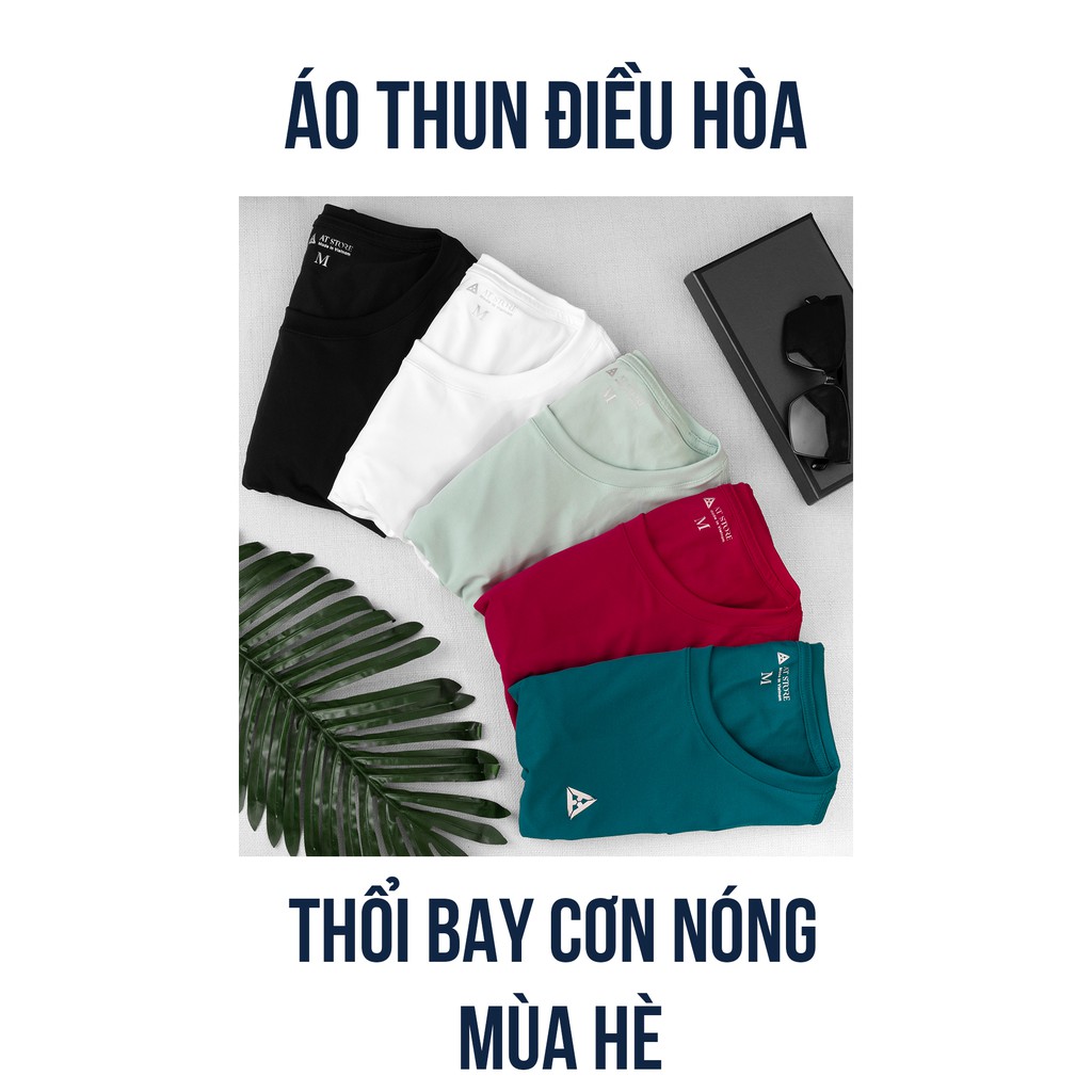Áo Thun Điều Hòa Mát Lạnh Siêu Nhẹ Siêu Co giãn | Kèm Ảnh Thật