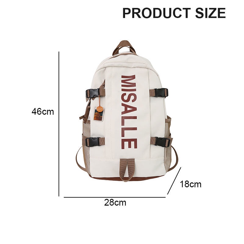 Balo du lịch YAZHOULONG sức chứa lớn in họa tiết hai cách dùng cho nam và nữ