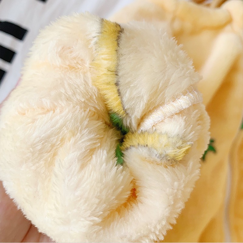 Jumpsuit tay dài hoạ tiết hoạt hình phong cách Hàn Quốc giữ ấm cho bé gái