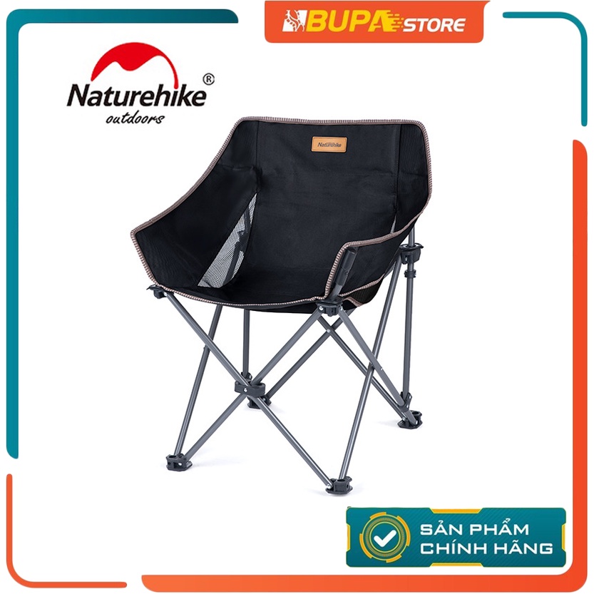 Ghế ngồi cắm trại, du lịch Naturehike NH20JJ022 ống thép không rỉ cực chắc chắn