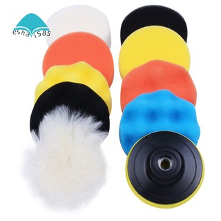 Bộ 10 đầu đệm đánh bóng chuyên dụng cho xe hơi