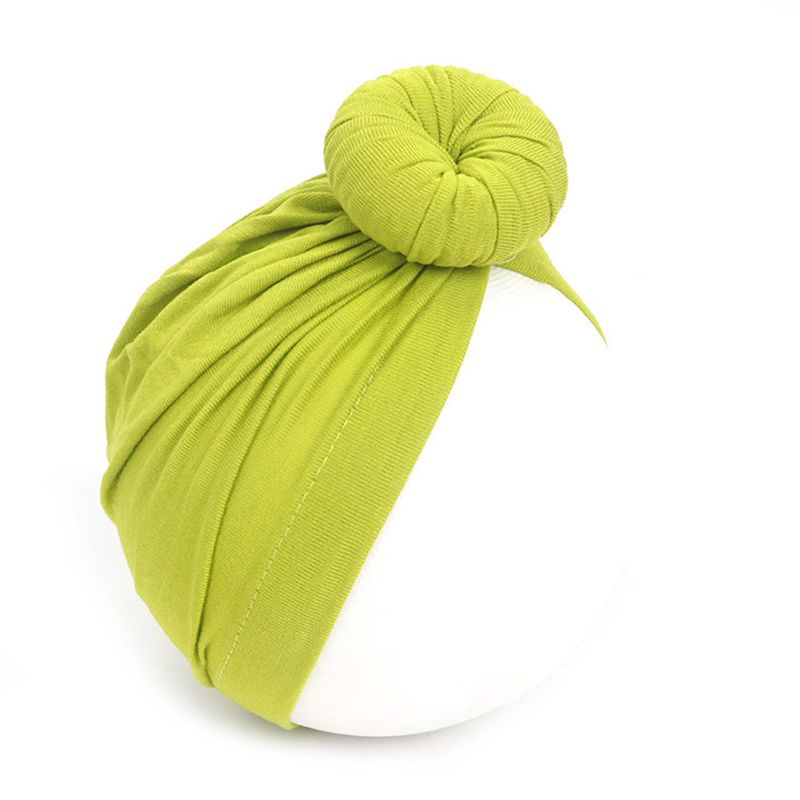 Khăn turban đội đầu thắt nút bằng vải cotton dành cho bé