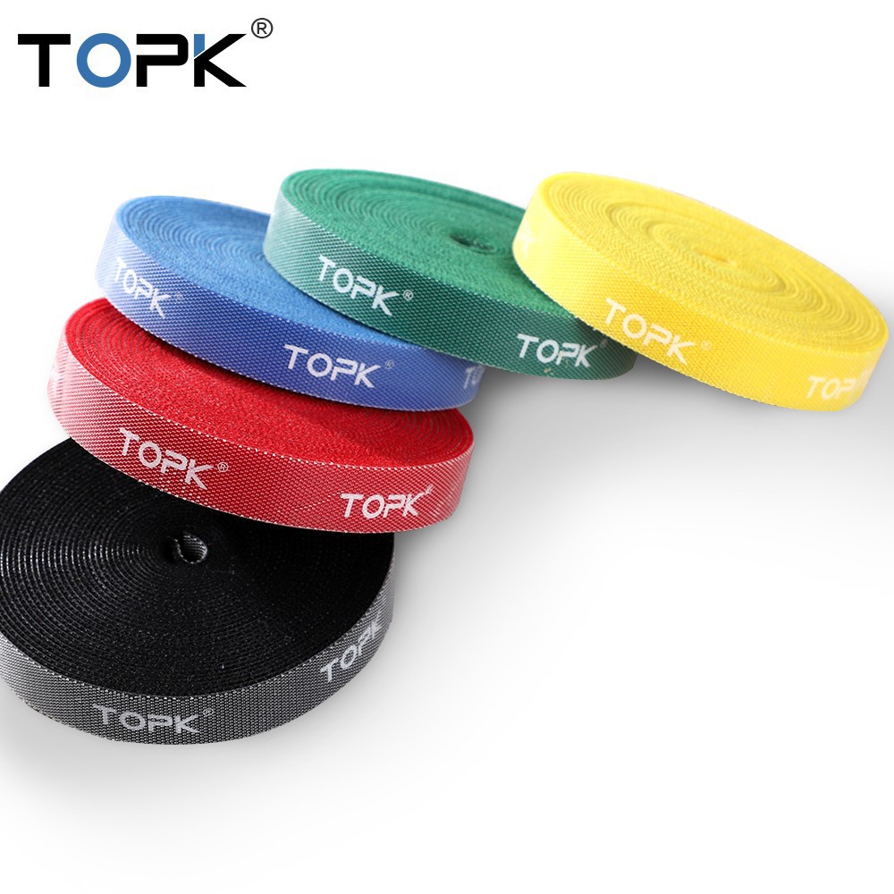Dây quấn Velcro Topk chống rối cho dây cáp - tai nghe