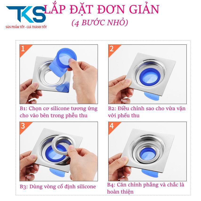 Bịt cống thần thánh ngăn mùi hôi, bịt nắp bồn rửa, cống thoát nước, côn trùng sạch sẽ cho gia đình thông tắc ống cống